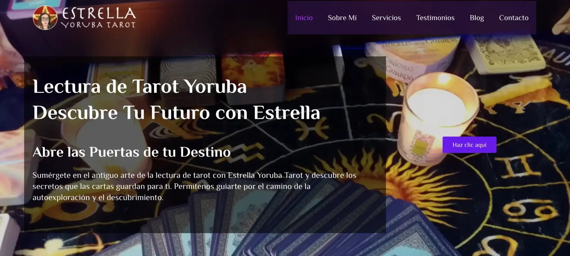 Estrella yoruba Tarot